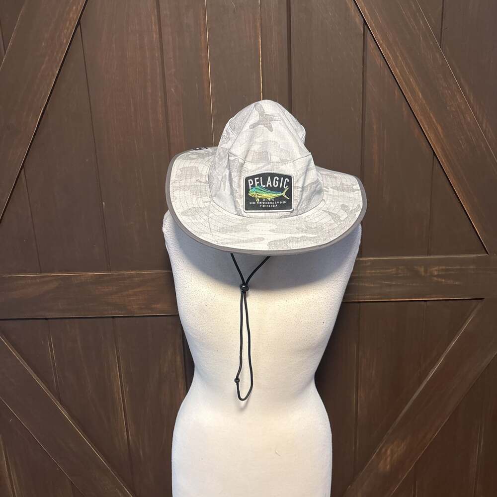 PELAGIC Fish Camo Sunsetter Pro Hat